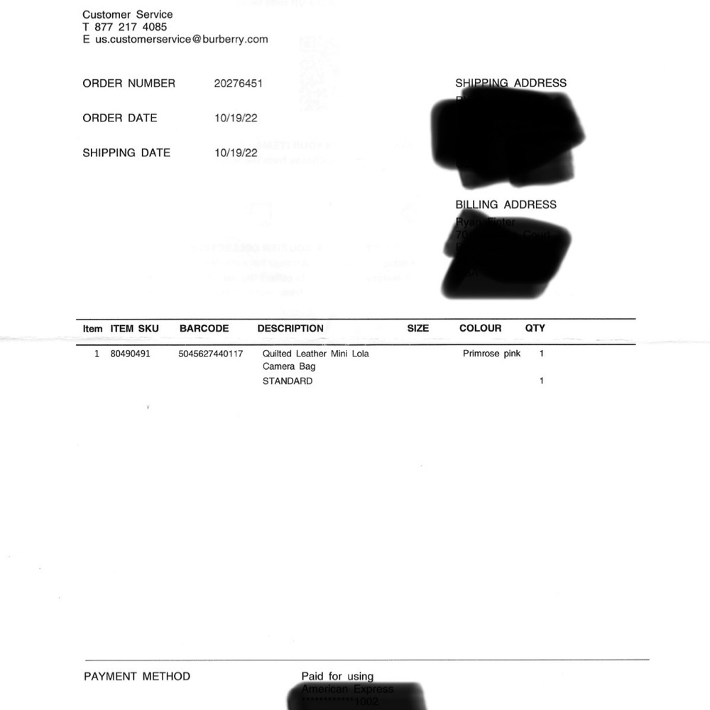 Burberry lambskin Quilted mini Lola camera Bag Primrose Pink - Picture 11 of 12